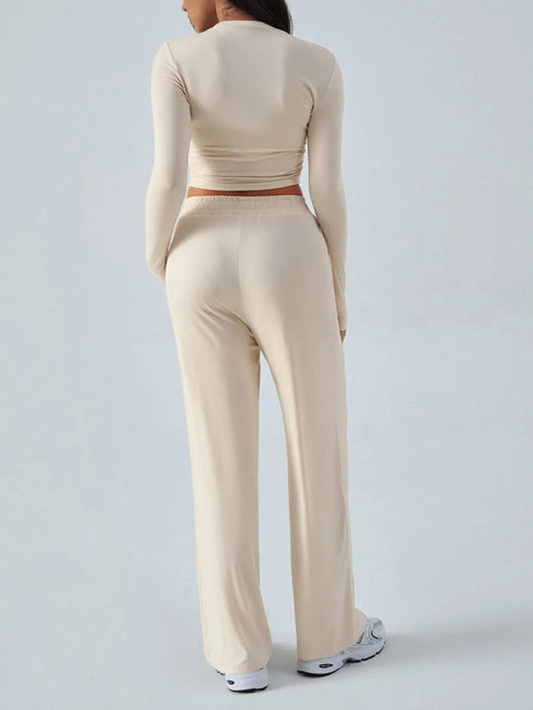 'Riftwear' Long Sleeve Top and Pants Set - Celes Fashion